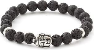 Image du produit Beneto Bracelet en pierre de lave MINK120 - Longueur : 17 cm (L) (17 cm, Pierre de lave)