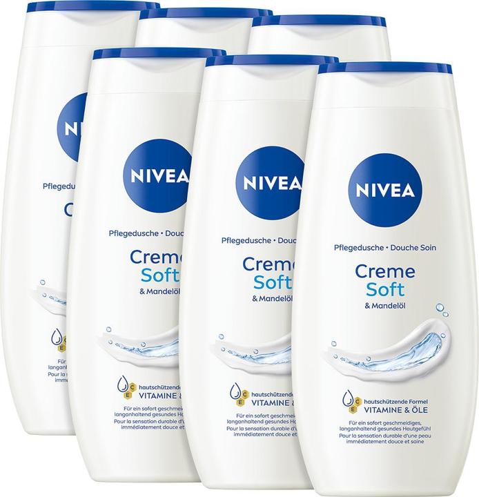 Produktbild NIVEA Multipack Pflegedusche Creme Soft (6 Stück)