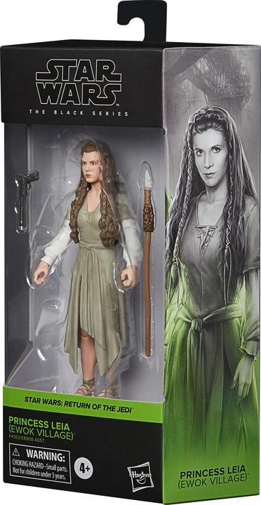 Produktbild Hasbro The Black Series Leia (Ewok Village), 15 cm grosse Figur zu Star Wars: Die Rückkehr der Jed