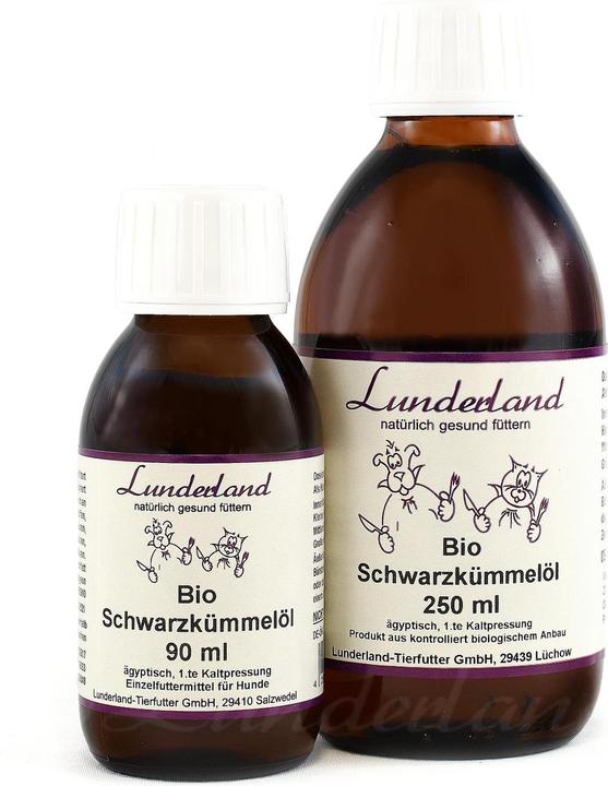 Produktbild Lunderland Bio Schwarzkümmelöl (Hund, 250 ml)