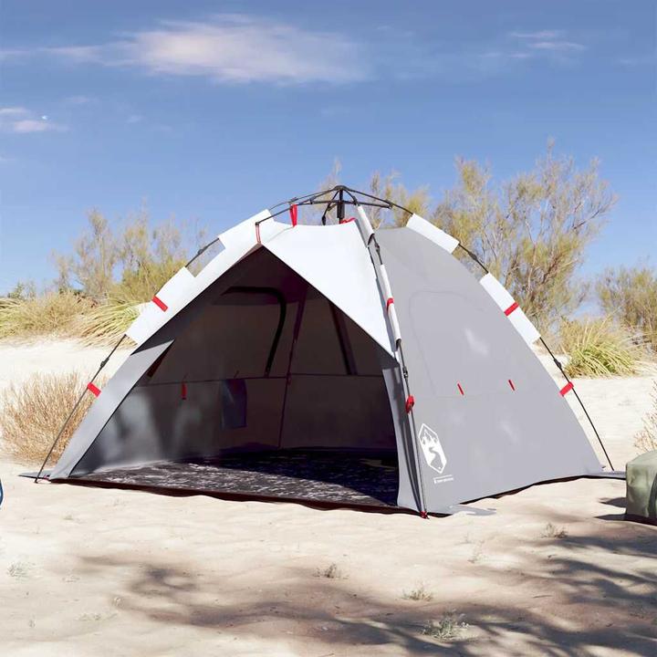 Immagine prodotto VidaXL Tenda da spiaggia 3 persone a sgancio rapido impermeabile (tenda da spiaggia, 2.55 kg, 3 persone)