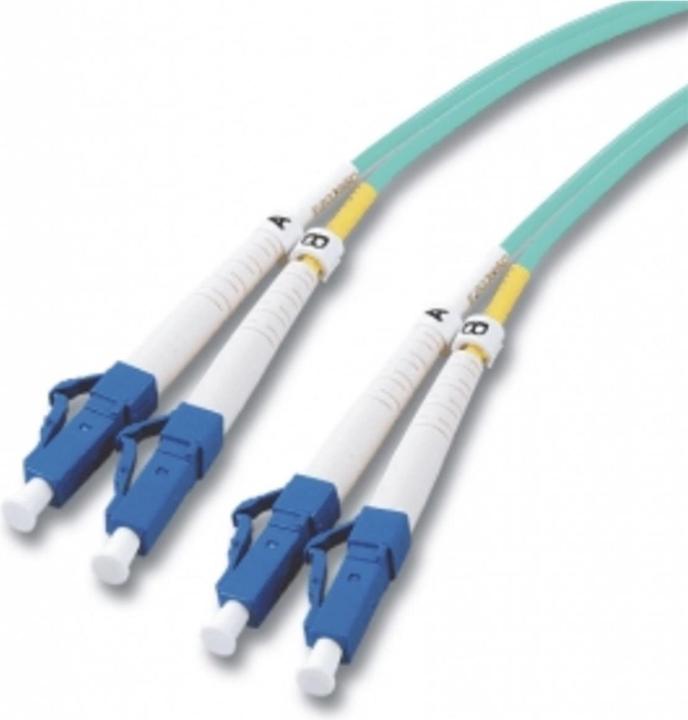 Actual product image M-Cab 3M FO Jumper OM3 - LC/LC (CAT8.2, 3 m)