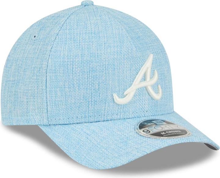 New Era 9Forty M-Crown Cap - Weave Atlanta Braves Sky Blue