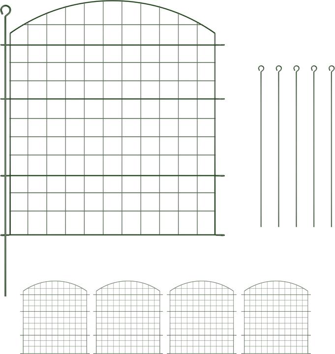 Actual product image Relaxdays Pond fence set