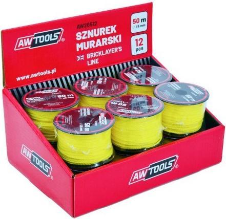 Immagine prodotto Awtools SZNUREK MURARSKI 100m / 1,5mm 12szt. (M)