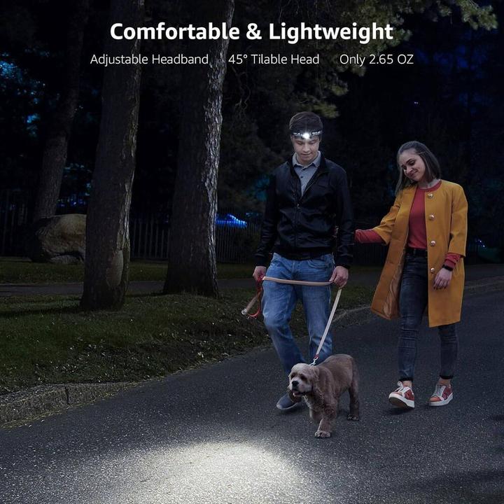 Actual product image Lepro LED-Stirnlampe Pack à 2 Stück (300 lm)
