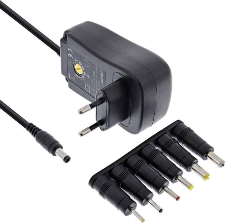 Image du produit InLine Adaptateur secteur universel 30W avec USB (30 W)
