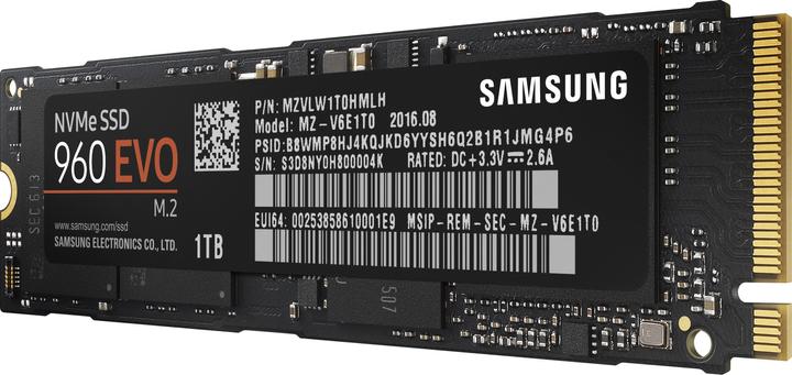 Produktbild Samsung 960 Evo (250 GB, M.2 2280)