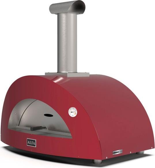 Image du produit Alfa Forni Moderno 3 Pizze Bois Antique Rouge (Four à pizza à bois)