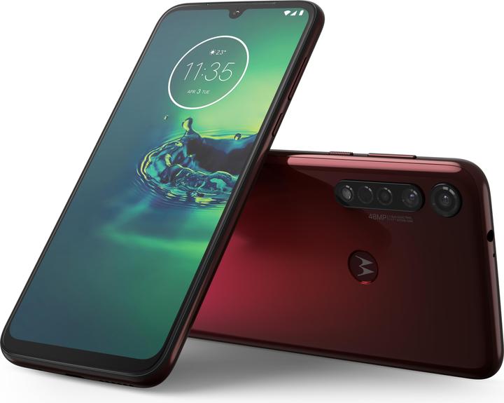 Produktbild Motorola G8 Plus (64 GB, Dunkelrot, 6.30", Hybrid Dual SIM, 48 Mpx, 4G)