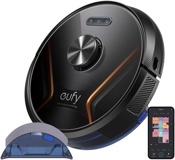 eufy RoboVac X8 Robot Vacuum Cleaner Black Compatible with Amazon Alexa, compatible with Google Home,... (Vacuum mopping robot)