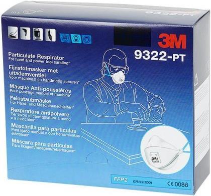 Image du produit 3M Masque de protection respiratoire 9322-PT (FFP2, 1 x)