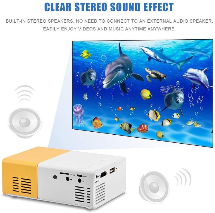 Image du produit Vbestlife Mini projecteur de home cinéma (Full HD, 600 lm)