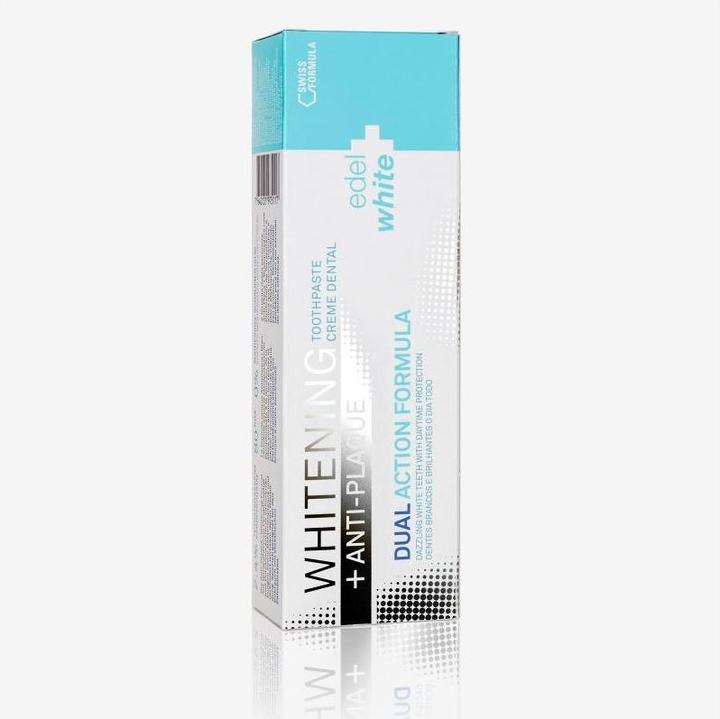 Actual product image Edel + White Anti-plaque and whitening toothpaste (75 ml)