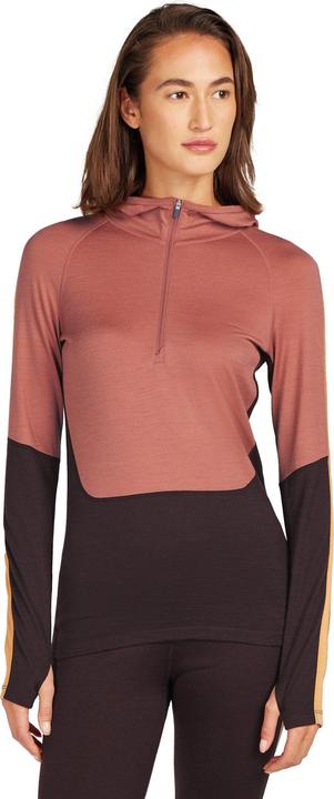 Actual product image Icebreaker Women's 200 Sonebula L/S Half Zip Hood (M)