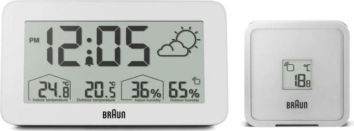 Immagine prodotto Braun Orologi BC13WP Stazione meteorologica radio DCF