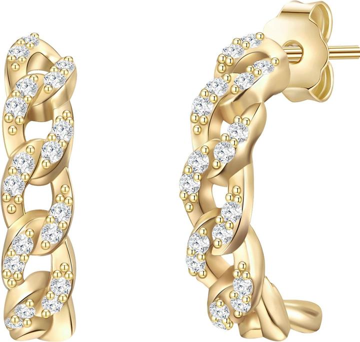 Produktbild Glanzstücke München Damen Sterling Silber Zirkonia gelbgold - 28399 (Sterling Silber)