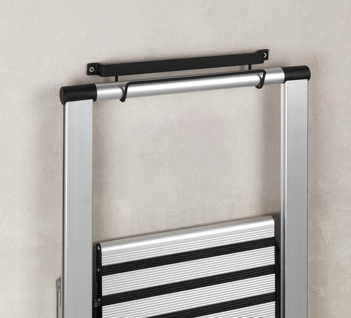 Productafbeelding Wenko Opvouwbaar opstapje zilver 3 treden, H: 119,0 cm (Inklapbare trede, 44 cm)