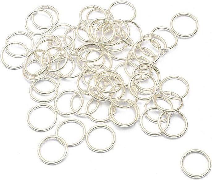 Produktbild JTI Haarringe 50 Stück - Silber