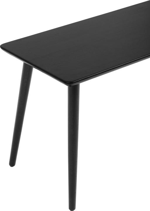 Image du produit Oakywood Classic Desk - Bureau classique en bois massif - Noir / 100x50 - (100 x 50 cm)