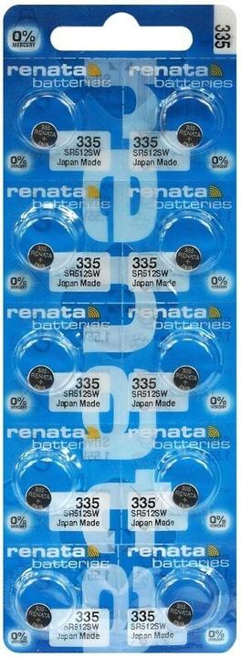 Etichetta energetica Renata 335 / SR512SW - 10 pile a bottone (10 pz., 6 mAh)