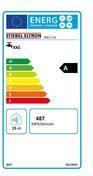 Label énergétique Stiebel Eltron SNU 5 Plus, très compact, anti-goutte, thermostop, chauffe-eau sous évier 5 l basse pression avec