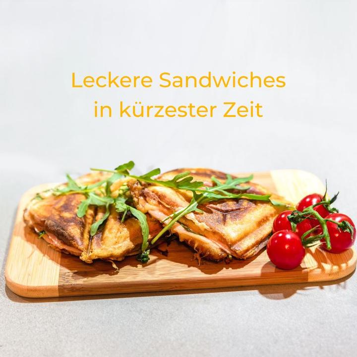 Produktbild Lentz Sandwichtoaster Sandwichmaker Toastgrill Kontaktgrill Paninipresse