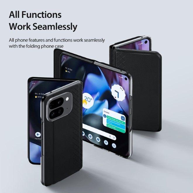 Produktbild Dux Ducis Bril Series Leder Hülle (Google Pixel 9 Pro Fold)