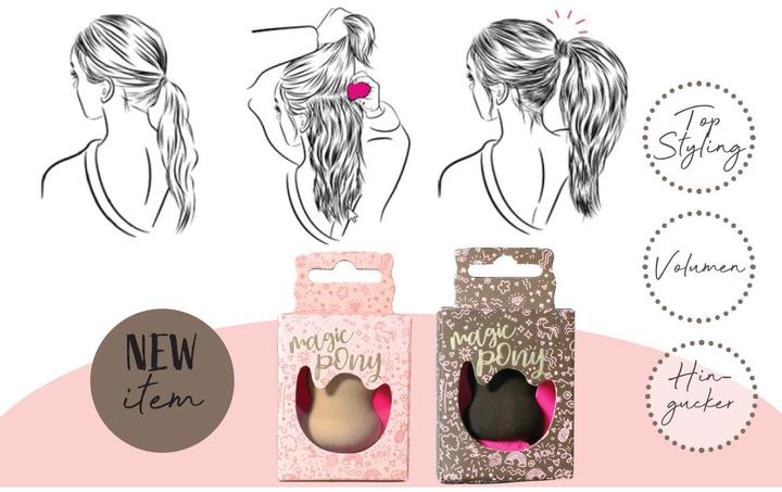 Actual product image Trisa Magic bangs blonde (Hair tie)