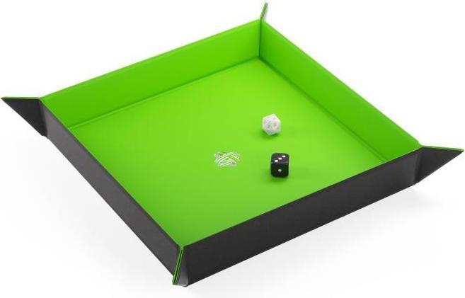 Produktbild Gamegenic GGS60048 - Magnetic Dice Tray Square Black&Green
