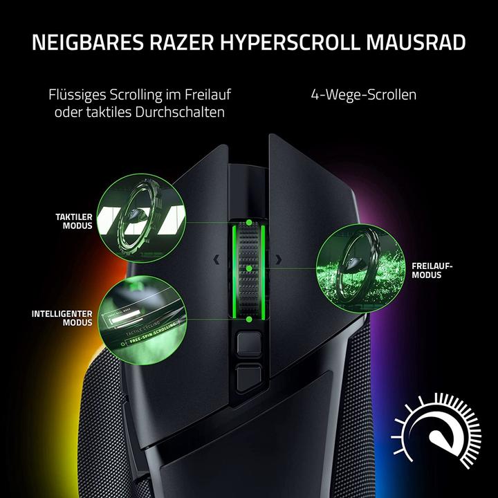 Produktbild Razer Basilisk V3 Pro (Kabellos, Kabelgebunden)