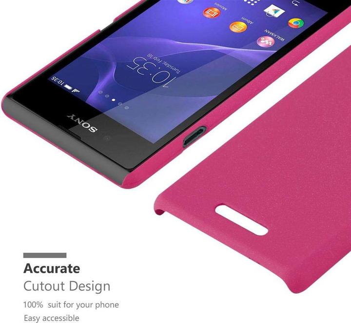 Productafbeelding Cadorabo Harde kaft Frosty Cover (Xperia E3)