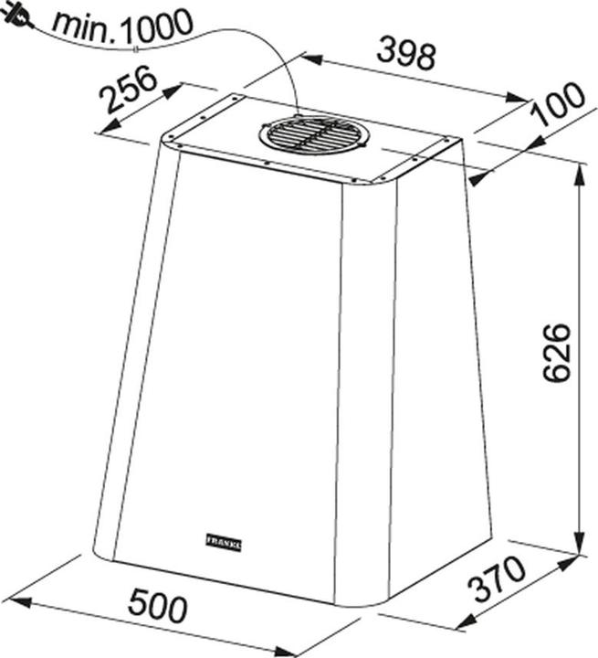 Image du produit Franke Smart Deco Wandhaube (Hotte murale)