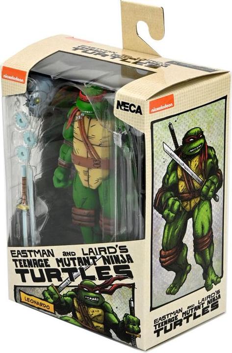 Actual product image Neca Teenage Mutant Ninja Turtles (Mirage Comics) action figure Leonardo 18 cm