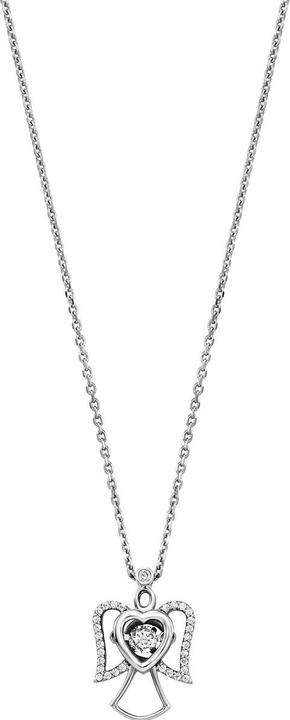 Actual product image Julie Julsen Dancing Stone Angel Necklace (Silver 925, 38 - 42 cm)