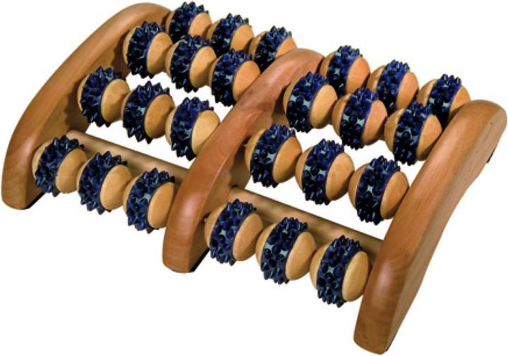 Rullo massaggiante per piedi con 2x4 rulli