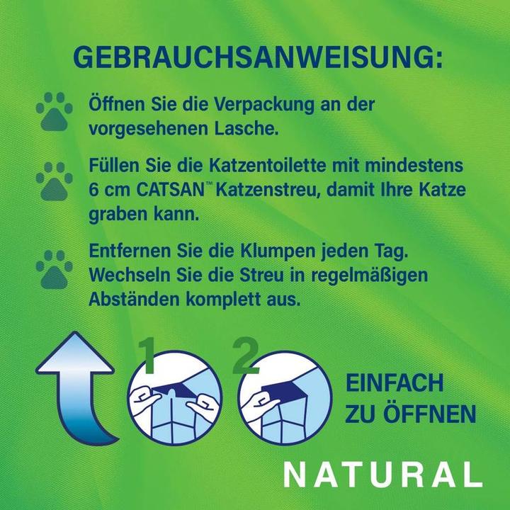 Image du produit Catsan Natural (Agglomérant, Biodégradable, Neutralisant, 4.68 kg)