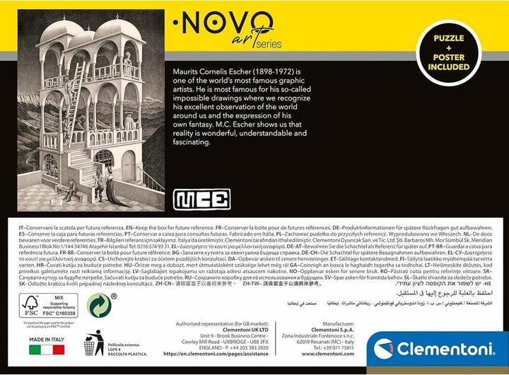 Immagine prodotto Clementoni Puzzle Escher g (1000 pezzi)