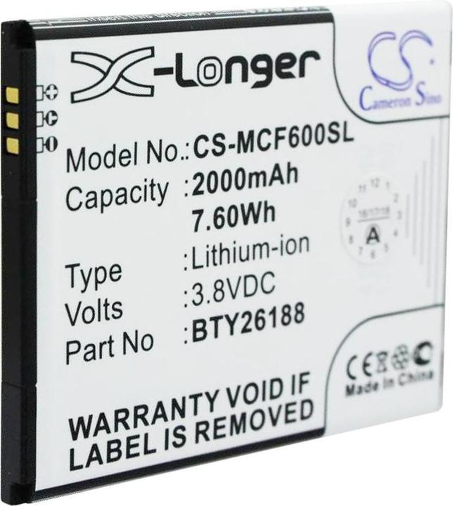 Produktbild AccuCell Akku MOBISTEL Cynus F6, BTY26188