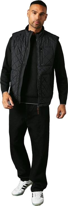 Actual product image Universal Textiles Mens Diamond Quilt Gilet (S)