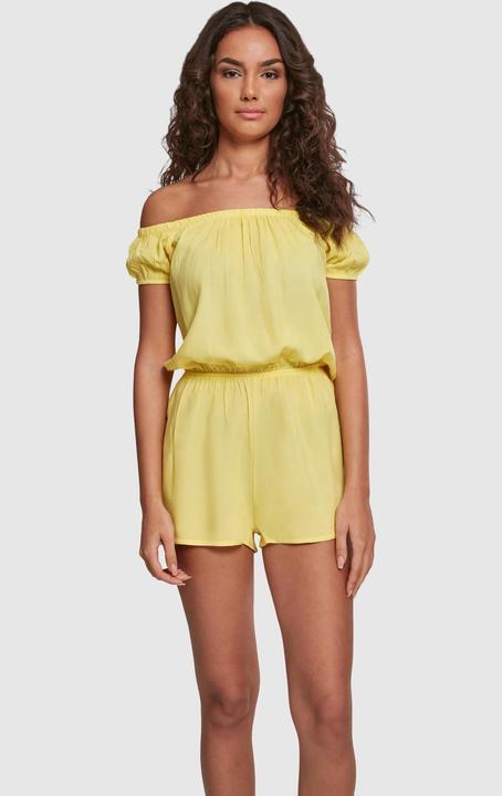 Actual product image Urban Classics Ladies Off Shoulder Short Jumpsuit (5XL)