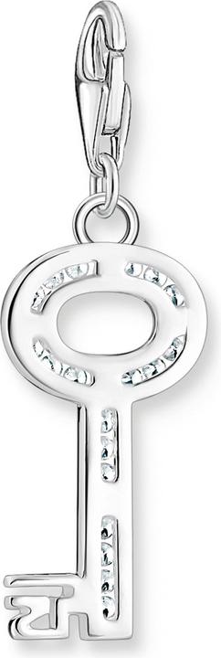 Actual product image Thomas Sabo Charm pendant key white stones silver (925 silver)