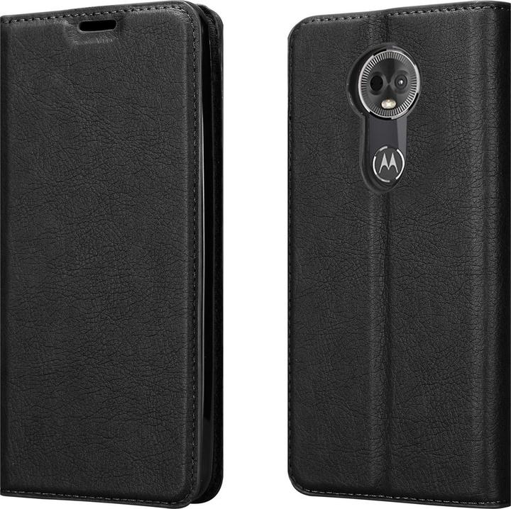 Actual product image Cadorabo Book Invisible Magnet Cover (Motorola Moto E5 Plus)