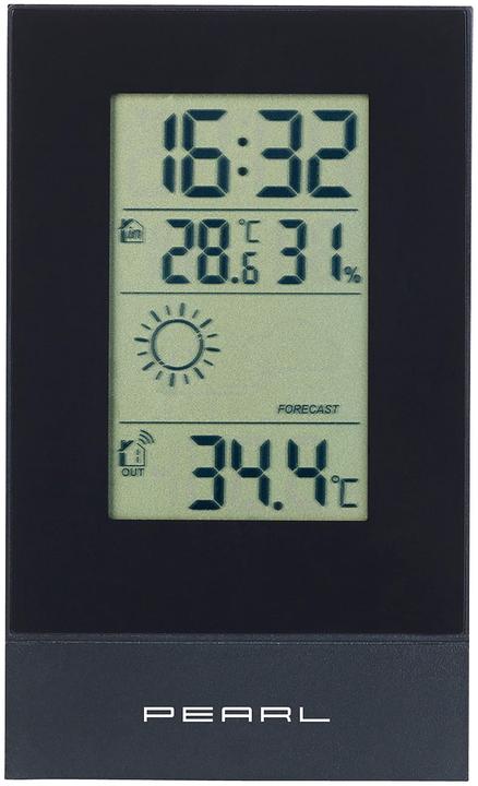 Image du produit Pearl Station météo numérique avec horloge, réveil et prévisions météo