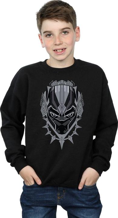 Produktbild Black Panther Head Sweatshirt Jungen (152, 158)