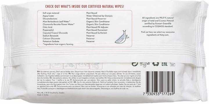 Produktbild Naty Bio-Toilettentücher (56 Stück)