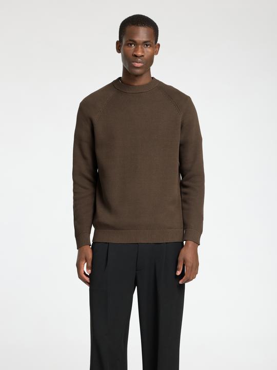 Actual product image Selected Homme 100% cotton jumper with round neckline (M)