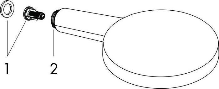 Actual product image hansgrohe Raindance Select S 120 3 spray types (3 Beam types, 15 l/min)