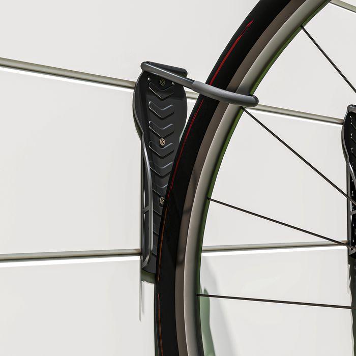 Produktbild Swisshandel24 4er Set Fahrrad Wandhalterung Vertikal mit 30 kg Tragkraft klappbar Aufhängung