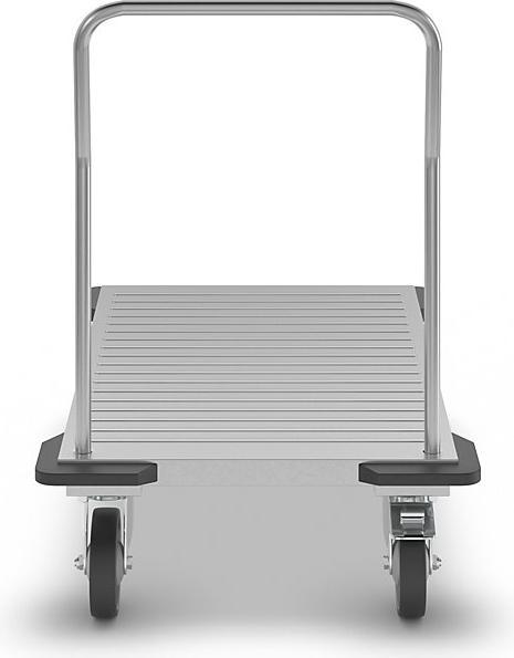 Actual product image eurokraft pro Stainless steel platform truck (350 kg)